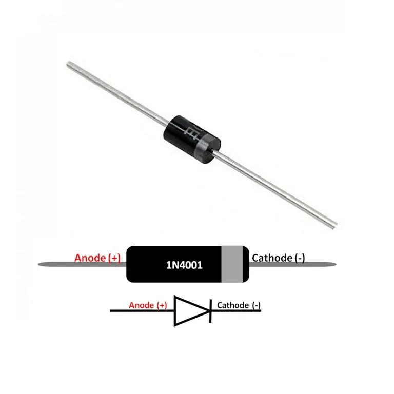 1N4001 component photo