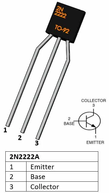 2N2222A component photo