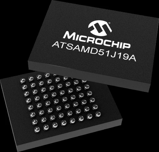 ATSAMD51J19A-AU component photo