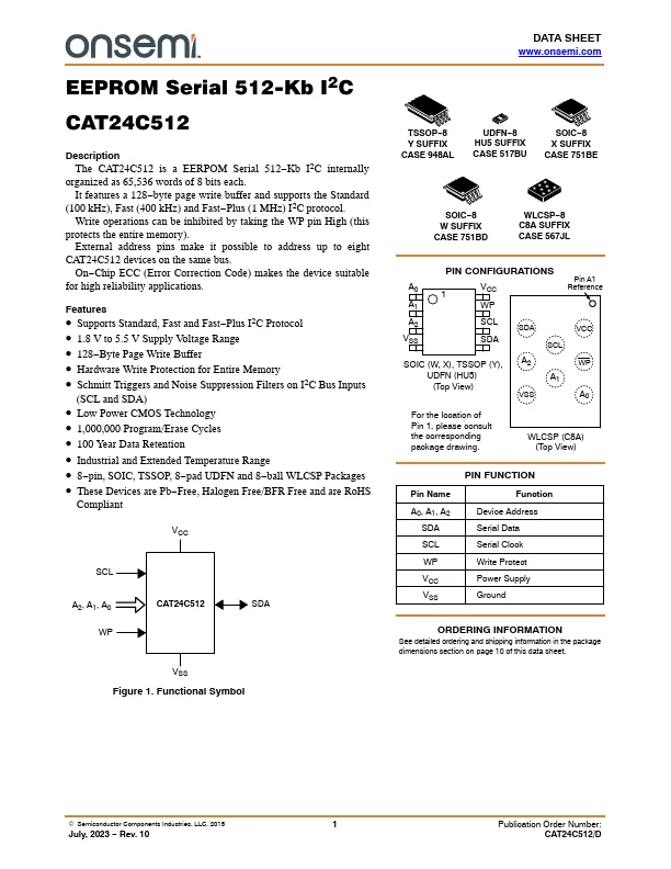 CAT24C512WI-G component photo