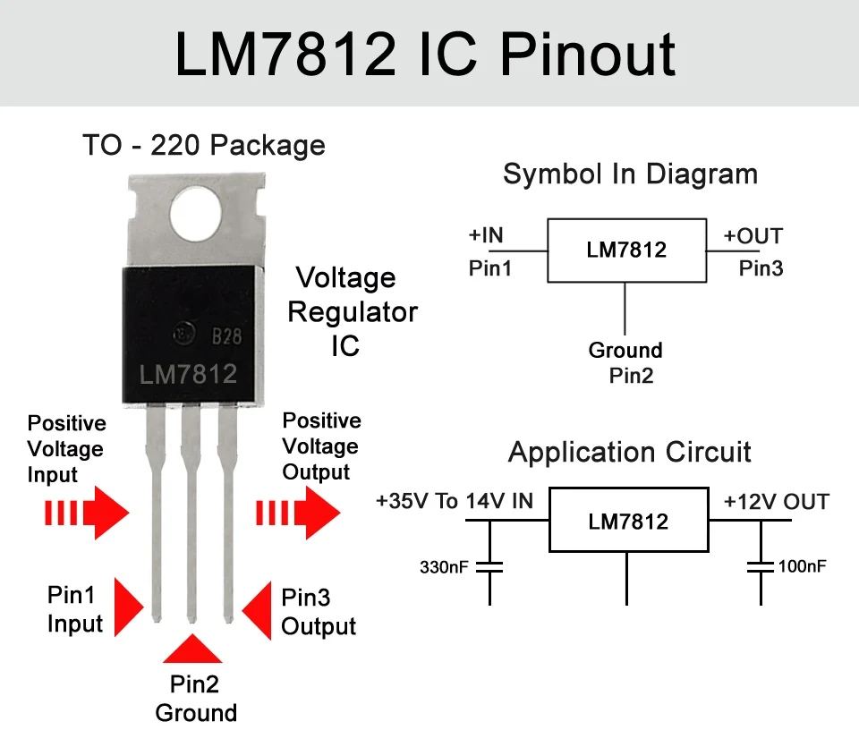 LM7812 component photo