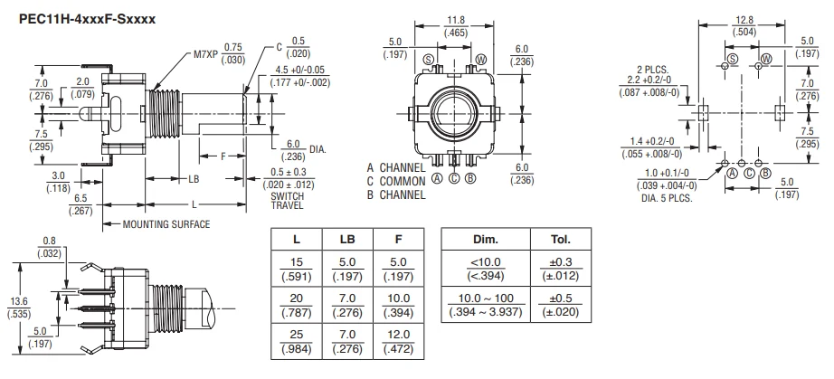 PEC11H-4120F-S0024 component photo