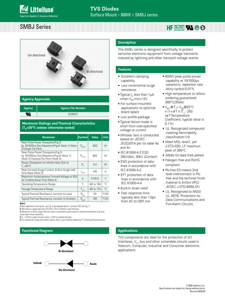 SMBJ5.0A component photo
