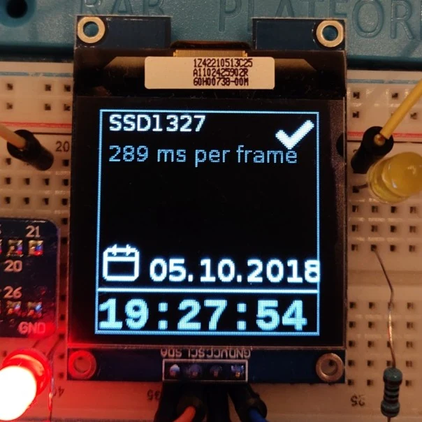 SSD1327OLED component photo