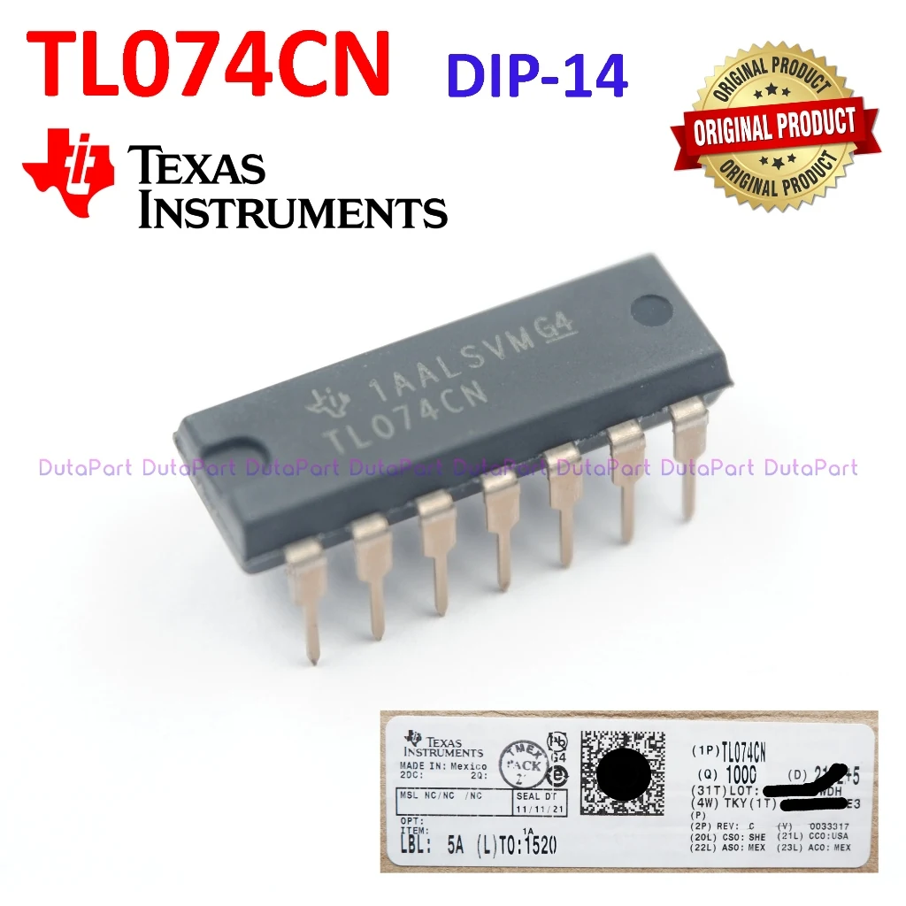 TL074CN component photo